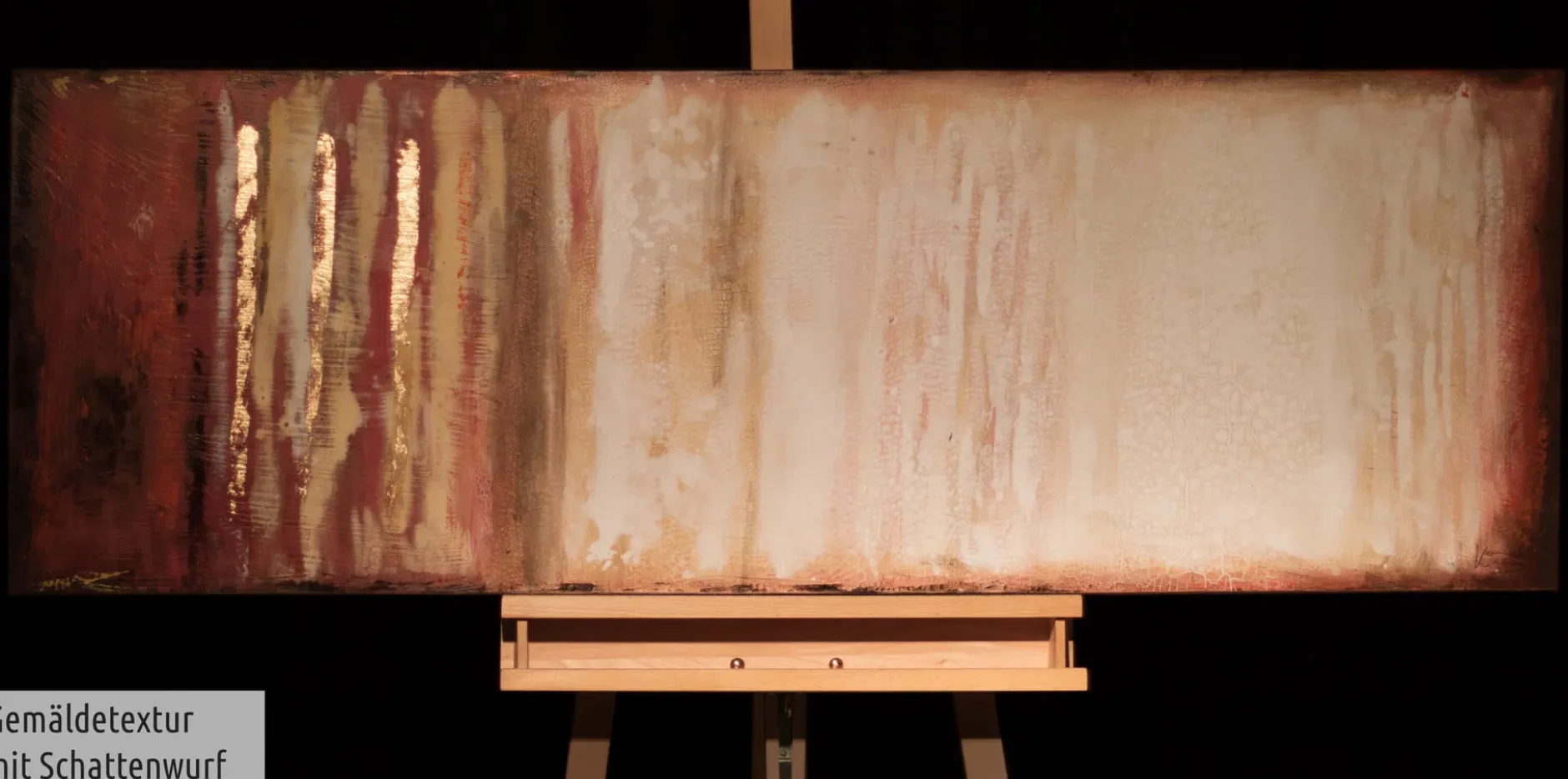 Handgemaltes Gemälde 'Vagile Virtuosität' 150x50cm | inkl. Echtheitszertifikat