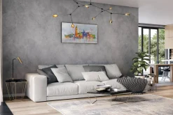 Handgemaltes Gemälde 'Venice Skyline Silhouette' 120x60cm | inkl. Echtheitszertifikat