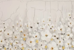 Handgemaltes Gemälde 'Versammlung der Blumen' 80x80cm | inkl. Echtheitszertifikat