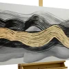 Handgemaltes Gemälde 'Verschlungene Woge' 120x60cm | inkl. Echtheitszertifikat