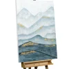 Handgemaltes Gemälde 'Verzauberte Berge' 75x100cm | inkl. Echtheitszertifikat