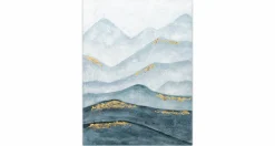 Handgemaltes Gemälde 'Verzauberte Berge' 75x100cm | inkl. Echtheitszertifikat