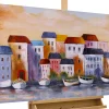 Handgemaltes Gemälde 'Visit Cinque Terre' 120x60cm | inkl. Echtheitszertifikat