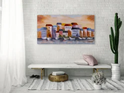 Handgemaltes Gemälde 'Visit Cinque Terre' 120x60cm | inkl. Echtheitszertifikat