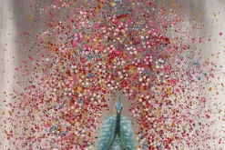 Handgemaltes Gemälde 'Vogel des Frühlings' 80x120cm | inkl. Echtheitszertifikat