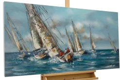 Handgemaltes Gemälde 'Von Küste zu Küste' 120x60cm | inkl. Echtheitszertifikat