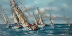Handgemaltes Gemälde 'Von Küste zu Küste' 120x60cm | inkl. Echtheitszertifikat