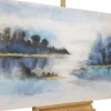 Handgemaltes Gemälde 'Von Ufer zu Ufer' 120x80cm | inkl. Echtheitszertifikat