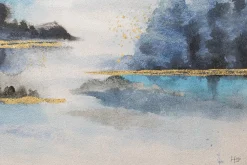 Handgemaltes Gemälde 'Von Ufer zu Ufer' 120x80cm | inkl. Echtheitszertifikat
