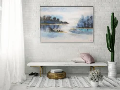 Handgemaltes Gemälde 'Von Ufer zu Ufer' 120x80cm | inkl. Echtheitszertifikat