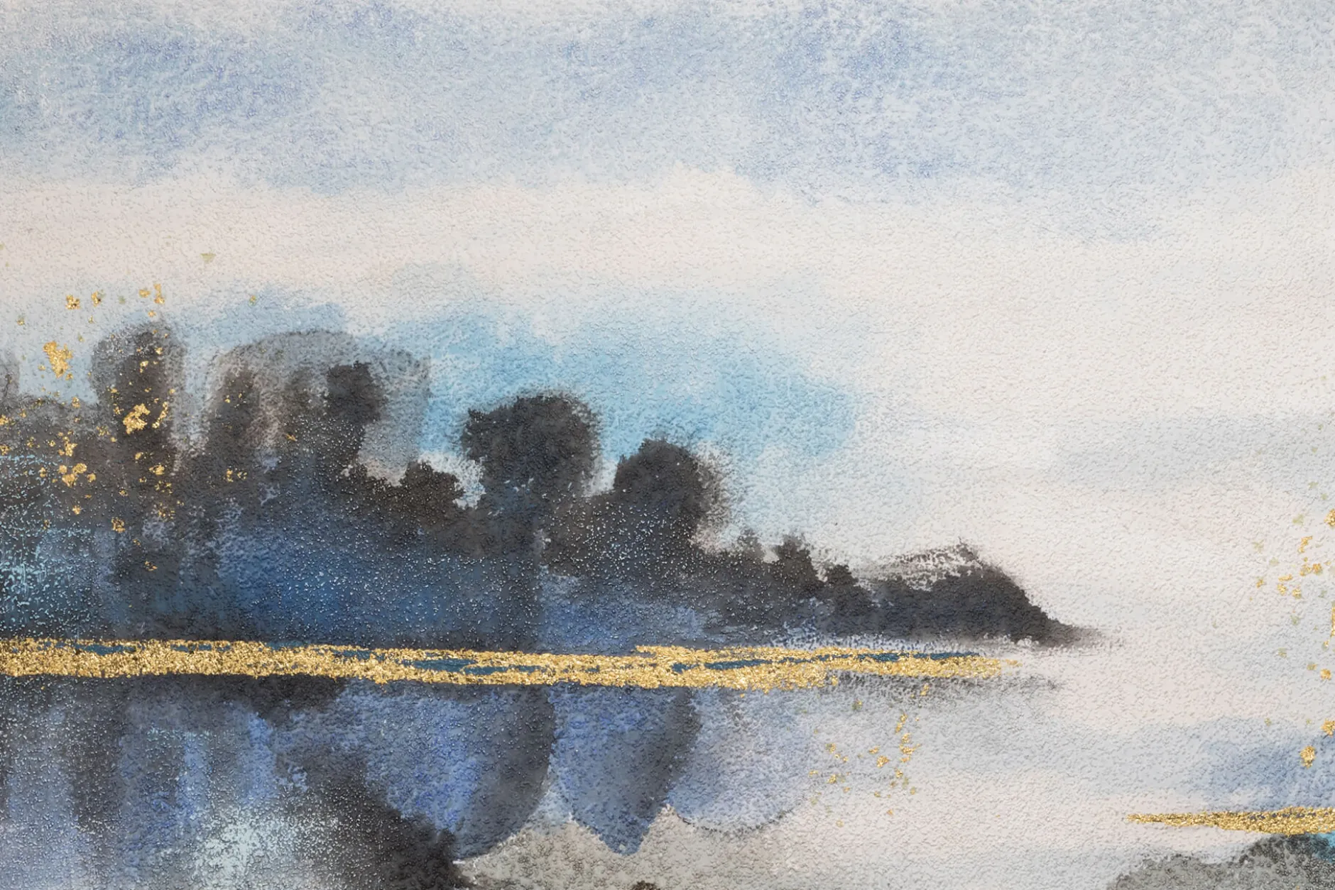 Handgemaltes Gemälde 'Von Ufer zu Ufer' 120x80cm | inkl. Echtheitszertifikat