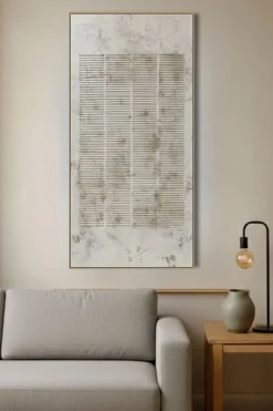 Handgemaltes Gemälde 'Wabi-Sabi Linien 2' | Echtheitszertifikat inklusive