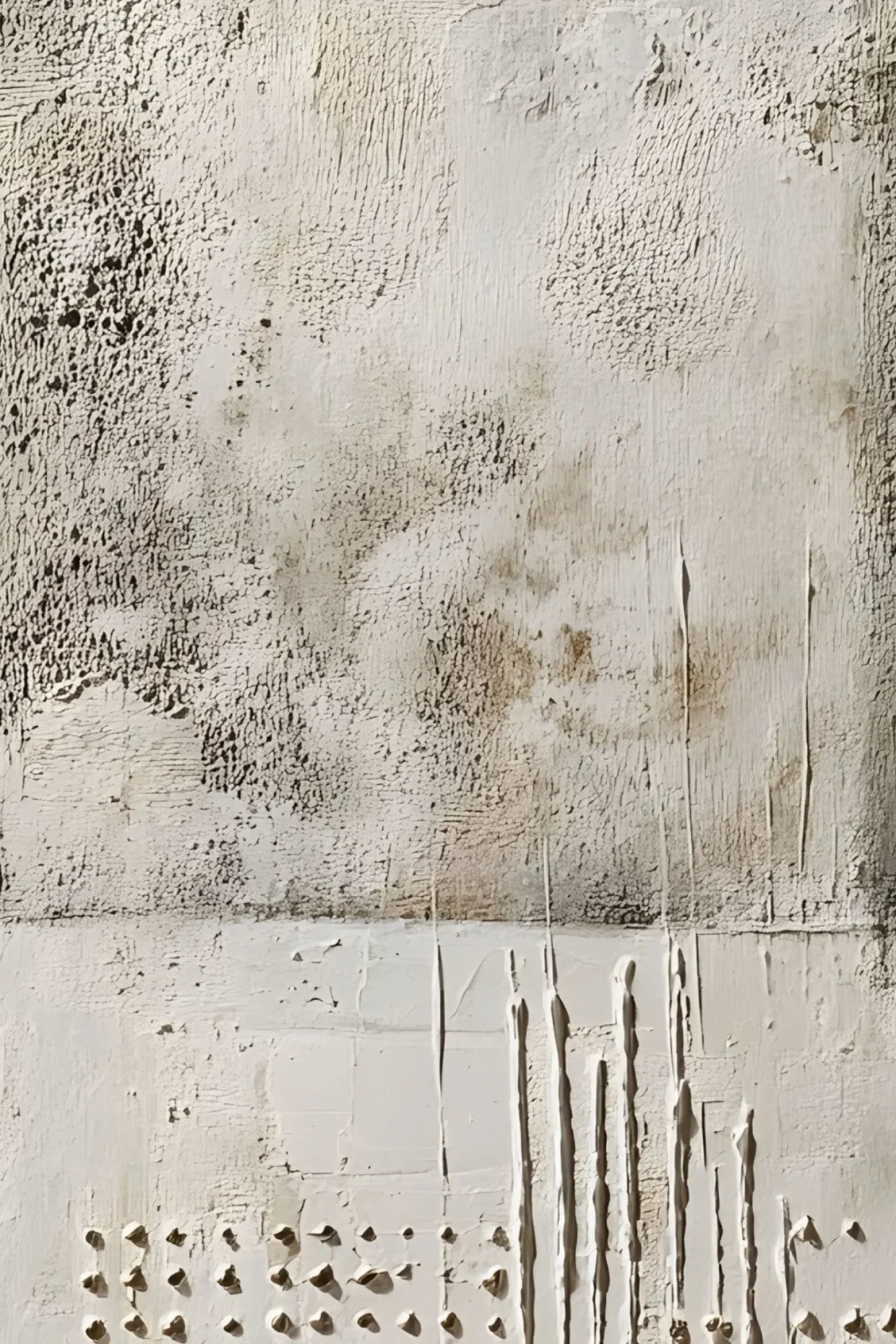 Handgemaltes Gemälde 'Wabi-Sabi Punkte 3' | Echtheitszertifikat inklusive