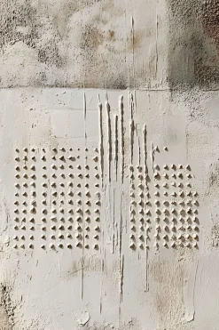 Handgemaltes Gemälde 'Wabi-Sabi Punkte 3' | Echtheitszertifikat inklusive