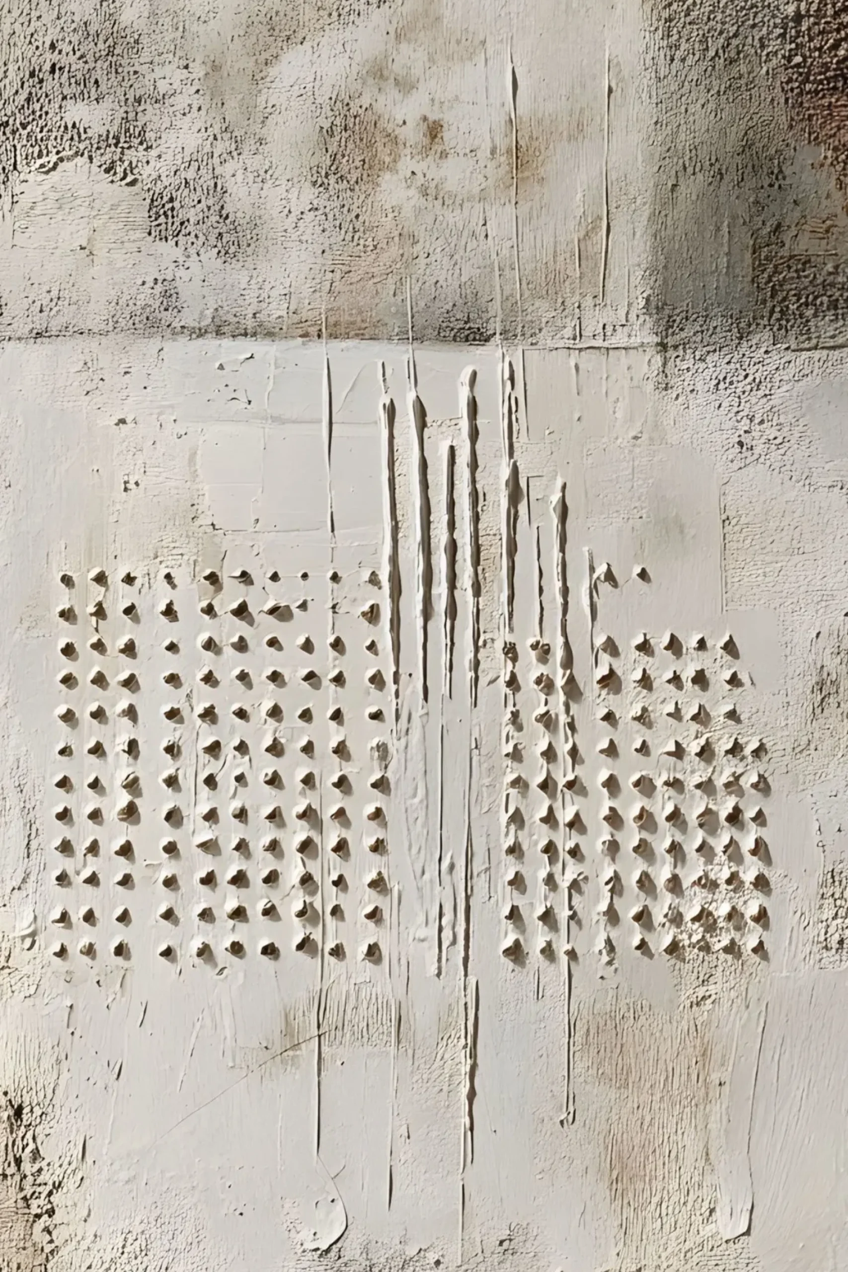 Handgemaltes Gemälde 'Wabi-Sabi Punkte 3' | Echtheitszertifikat inklusive