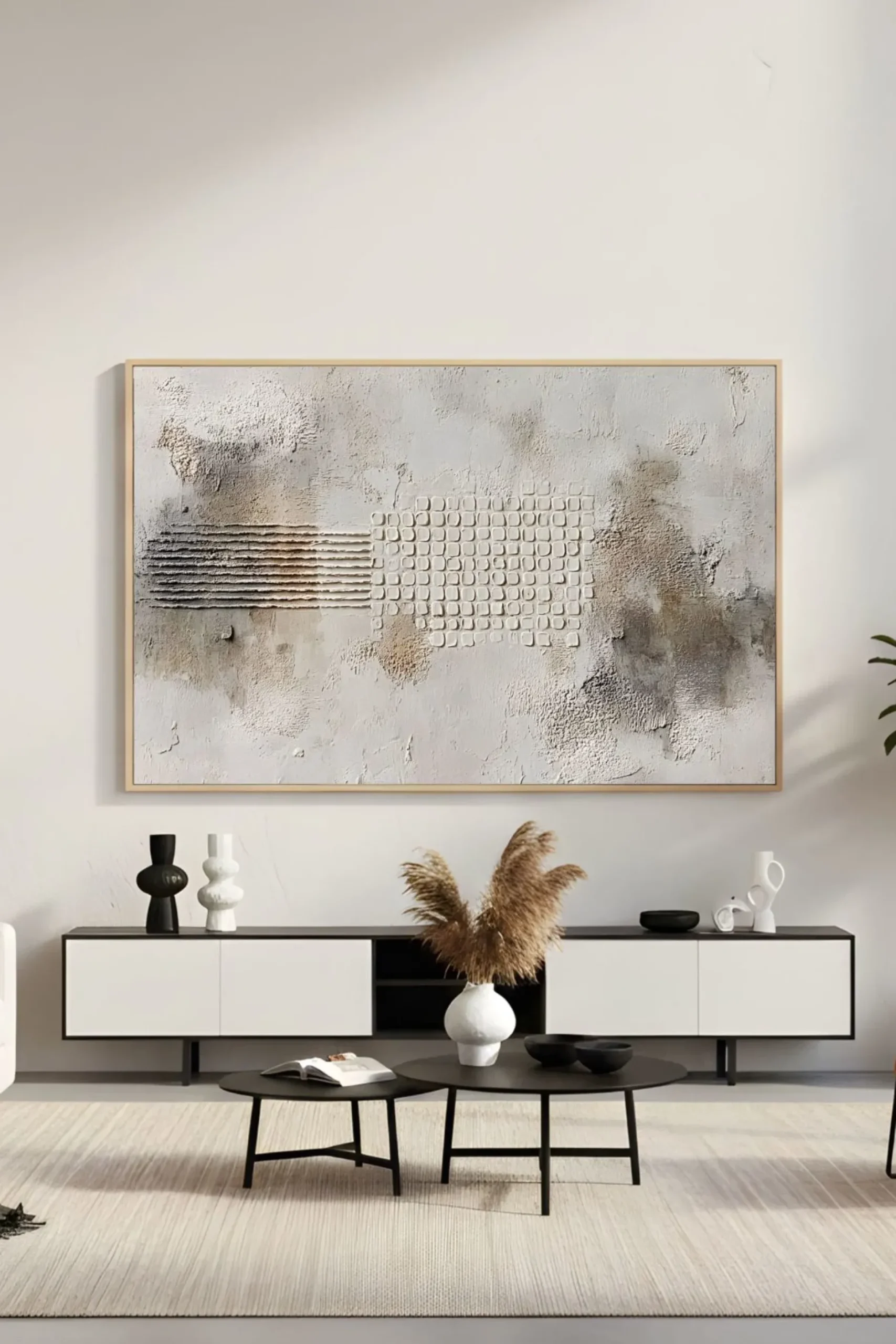 Handgemaltes Gemälde 'Wabi-Sabi Matrix 1' | Echtheitszertifikat inklusive