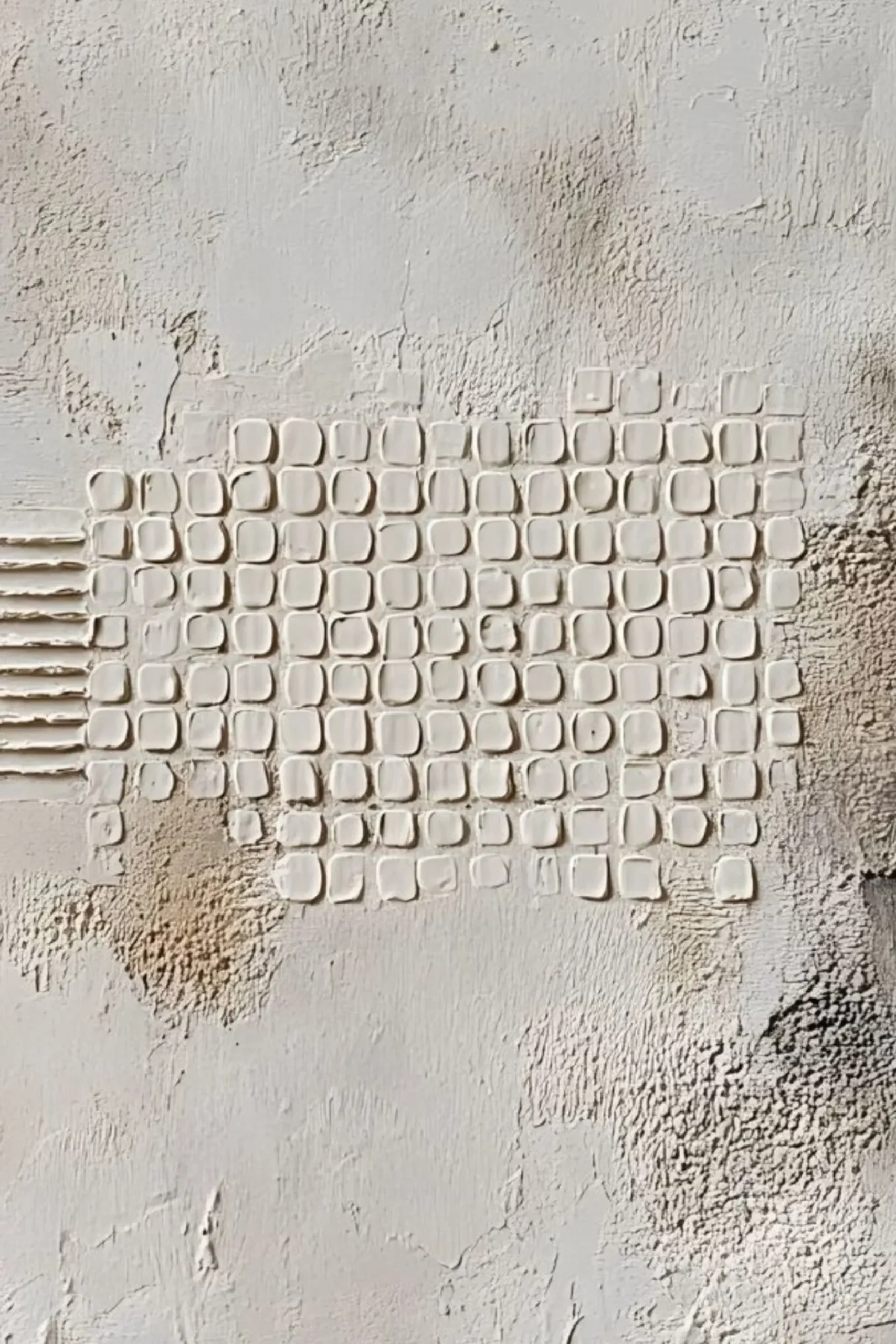 Handgemaltes Gemälde 'Wabi-Sabi Matrix 1' | Echtheitszertifikat inklusive