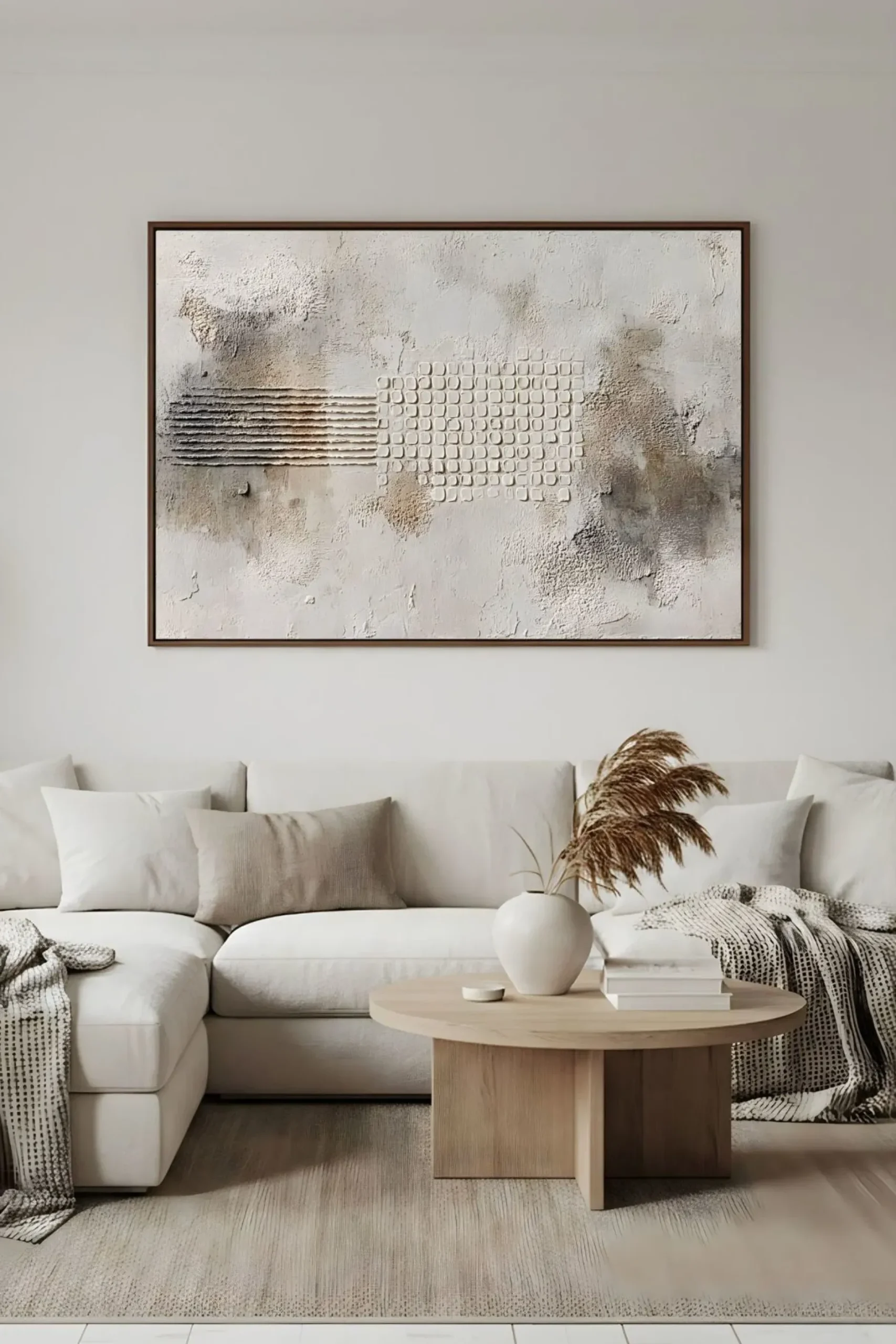 Handgemaltes Gemälde 'Wabi-Sabi Matrix 1' | Echtheitszertifikat inklusive