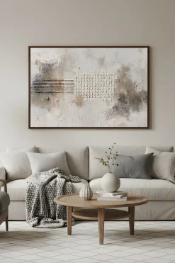 Handgemaltes Gemälde 'Wabi-Sabi Matrix 1' | Echtheitszertifikat inklusive