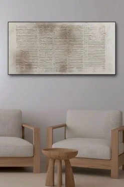Handgemaltes Gemälde 'Wabi-Sabi Relief 3' | Echtheitszertifikat inklusive