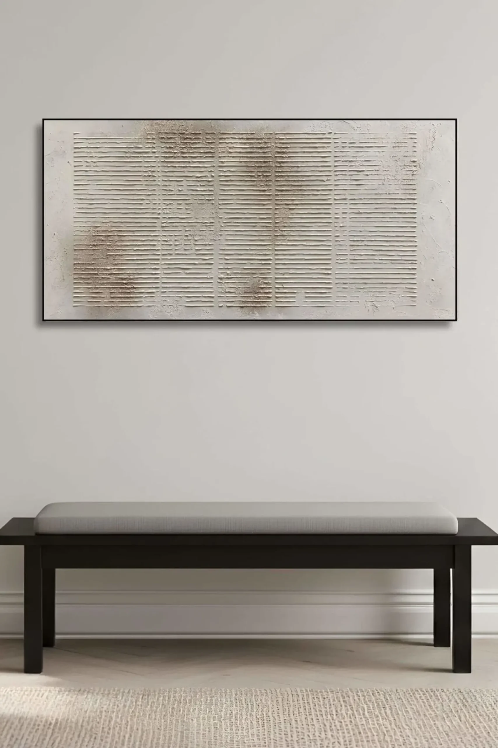 Handgemaltes Gemälde 'Wabi-Sabi Relief 3' | Echtheitszertifikat inklusive