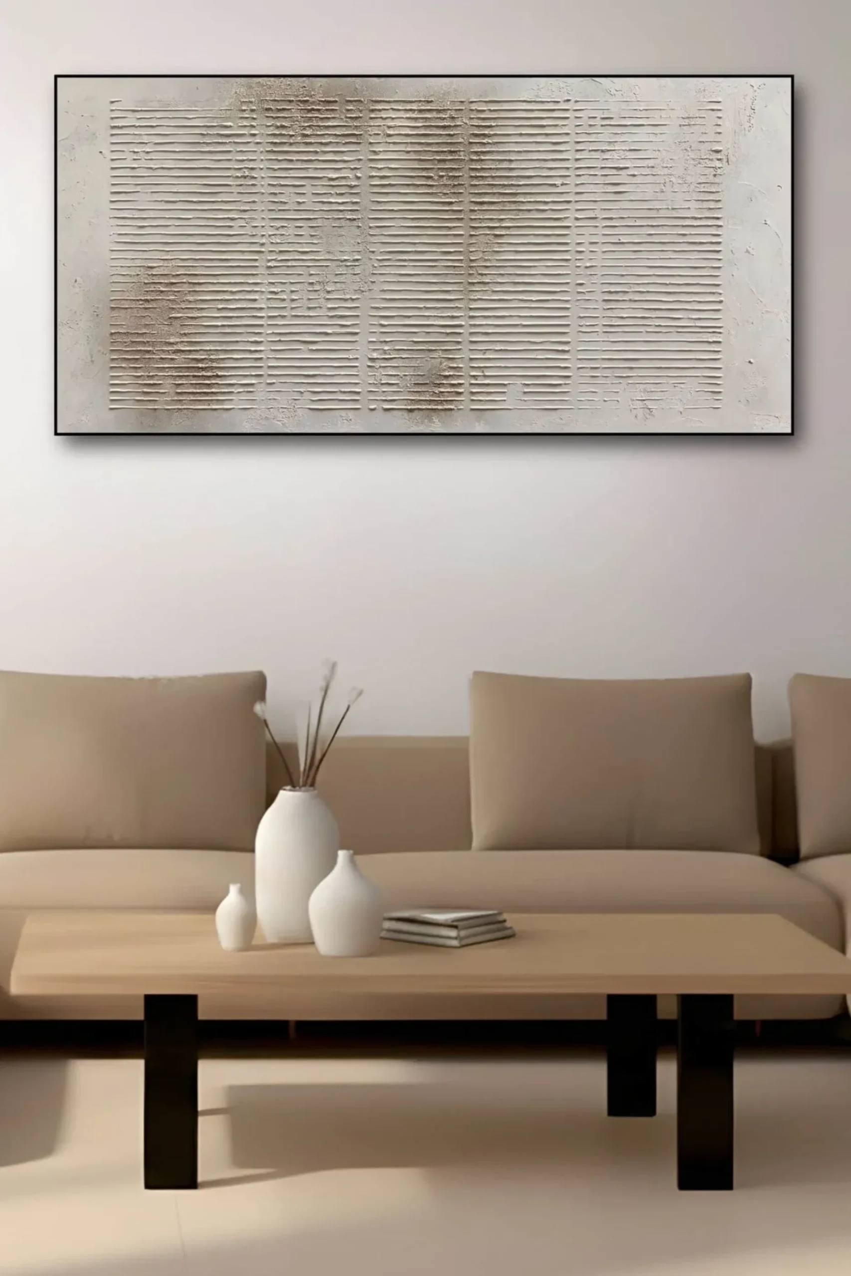 Handgemaltes Gemälde 'Wabi-Sabi Relief 3' | Echtheitszertifikat inklusive
