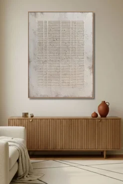 Handgemaltes Gemälde 'Wabi-Sabi Relief 4' | Echtheitszertifikat inklusive