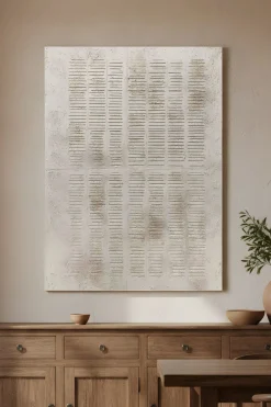Handgemaltes Gemälde 'Wabi-Sabi Linien 1' | Echtheitszertifikat inklusive