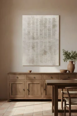 Handgemaltes Gemälde 'Wabi-Sabi Linien 1' | Echtheitszertifikat inklusive