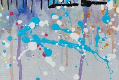 Handgemaltes Gemälde 'Warsaw Skyline Silhouette' 120x60cm | inkl. Echtheitszertifikat