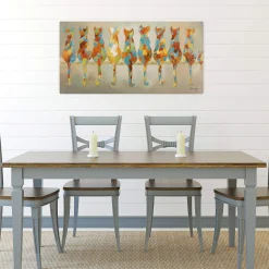 Handgemaltes Gemälde 'Wartende Grazien' 120x60cm | inkl. Echtheitszertifikat