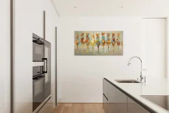 Handgemaltes Gemälde 'Wartende Grazien' 120x60cm | inkl. Echtheitszertifikat