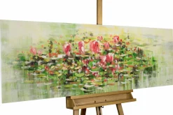 Handgemaltes Gemälde 'Water Lily Wishes' | inkl. Echtheitszertifikat