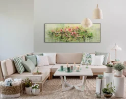 Handgemaltes Gemälde 'Water Lily Wishes' | inkl. Echtheitszertifikat
