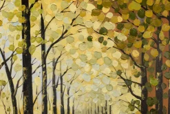 Handgemaltes Gemälde 'Wege des Waldes' 80x80cm | inkl. Echtheitszertifikat