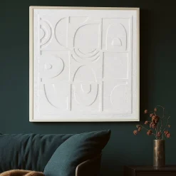 Handgemaltes Gemälde 'Weißes Prisma' | Echtheitszertifikat inklusive