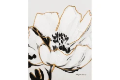 Handgemaltes Gemälde 'Weiße Unschuldsblume' 40x50cm | inkl. Echtheitszertifikat