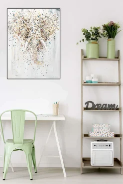 Handgemaltes Gemälde 'Wise Elephant' 75x100cm | inkl. Echtheitszertifikat