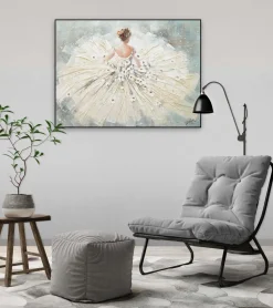 Handgemaltes Gemälde 'Wolkentänzerin' 100x75cm | inkl. Echtheitszertifikat