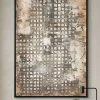 Handgemaltes Gemälde 'Worn Grid' 60x90cm | inkl. Echtheitszertifikat