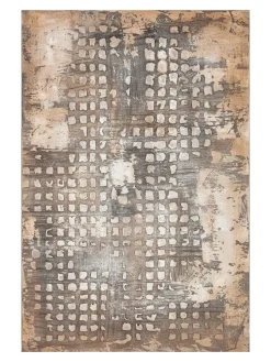 Handgemaltes Gemälde 'Worn Grid' 60x90cm | inkl. Echtheitszertifikat