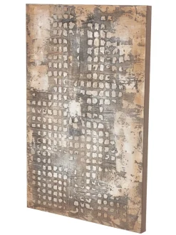 Handgemaltes Gemälde 'Worn Grid' 60x90cm | inkl. Echtheitszertifikat