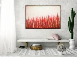 Handgemaltes Gemälde 'Wärmendes Knistern' 120x80cm | inkl. Echtheitszertifikat