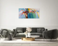 Handgemaltes Gemälde 'Zauberhaftes Riff' 120x60cm | inkl. Echtheitszertifikat