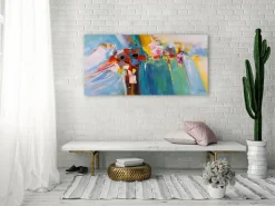 Handgemaltes Gemälde 'Zauberhaftes Riff' 120x60cm | inkl. Echtheitszertifikat