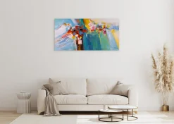 Handgemaltes Gemälde 'Zauberhaftes Riff' 120x60cm | inkl. Echtheitszertifikat