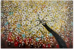 Handgemaltes Gemälde 'Zauber im Baumwipfel' 120x80cm | inkl. Echtheitszertifikat