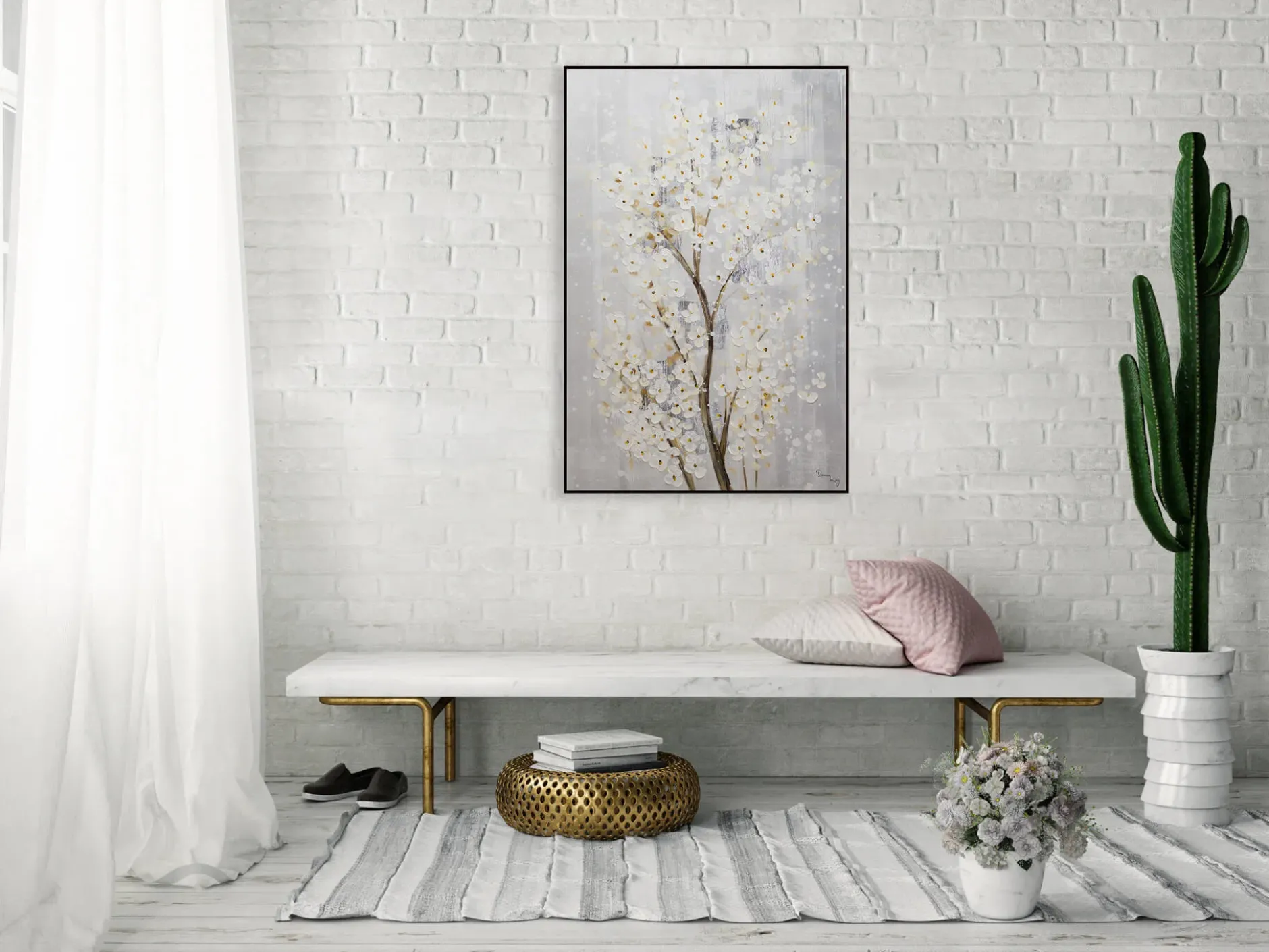 Handgemaltes Gemälde 'Zeuge des Lebens' 80x120cm | inkl. Echtheitszertifikat