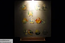 Handgemaltes Gemälde 'Zwitschern im Morgentau' 80x80cm | inkl. Echtheitszertifikat