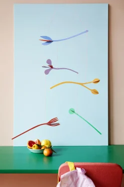Hängende Deko 'Abstrakte Blüte'